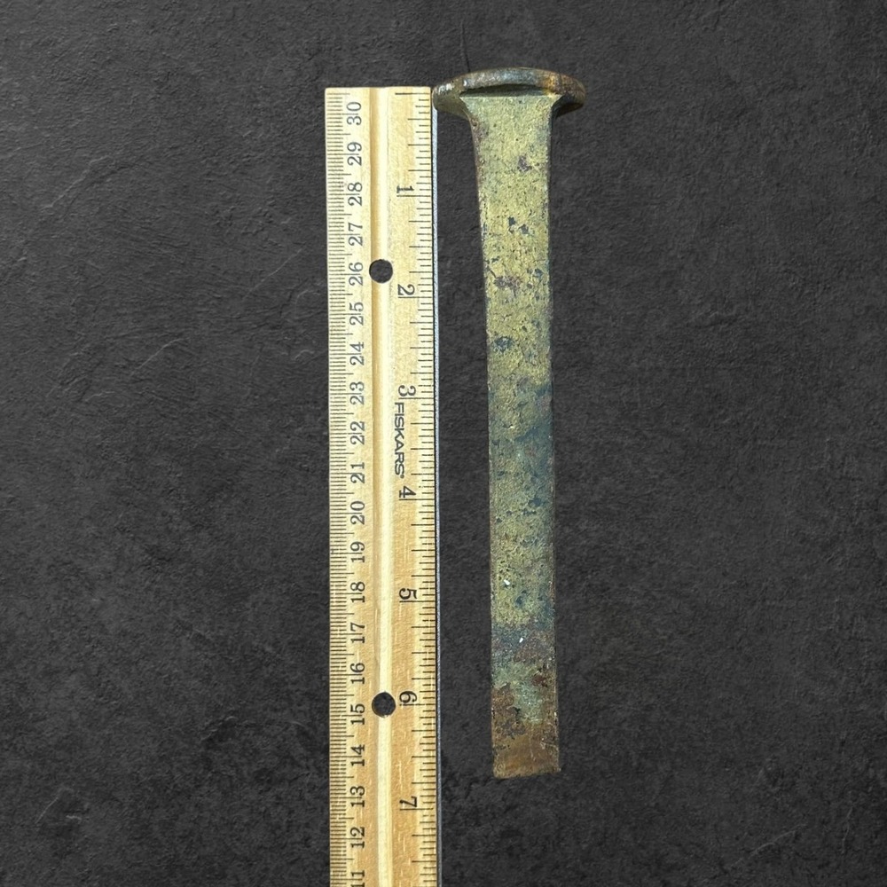 Antique Railroad Spike Iron Hand Forged Rustic 6.75" Inch Steel Spike - Picture 2 of 7